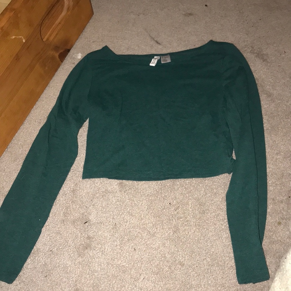 Long sleeved crop top